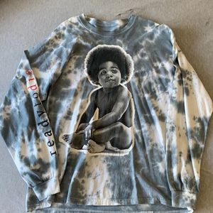 Notorious B.I.G. long sleeve T-shirt.